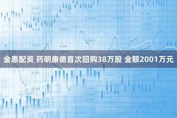 金惠配资 药明康德首次回购38万股 金额2001万元