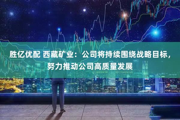 胜亿优配 西藏矿业：公司将持续围绕战略目标，努力推动公司高质量发展